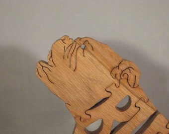 Sitting English BullDog Word Puzzle