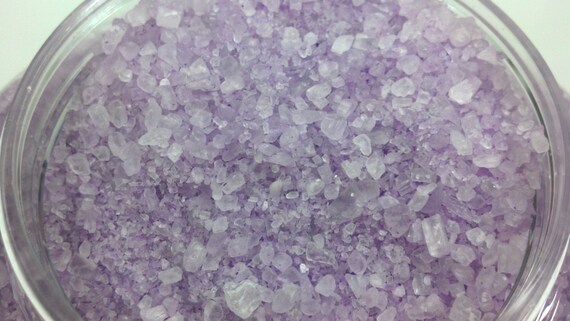 Lavender Bath Salts with Mediterranean Spa Salts Purest Salt