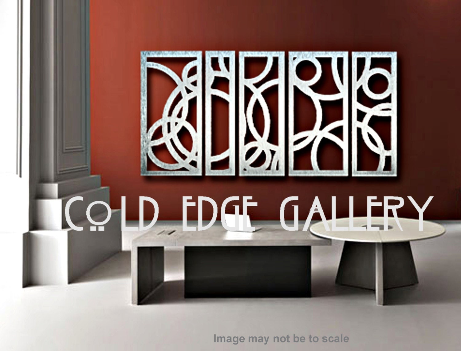 Extra Large Art Metal Wall Art Art Decor by ColdEdgeGallery