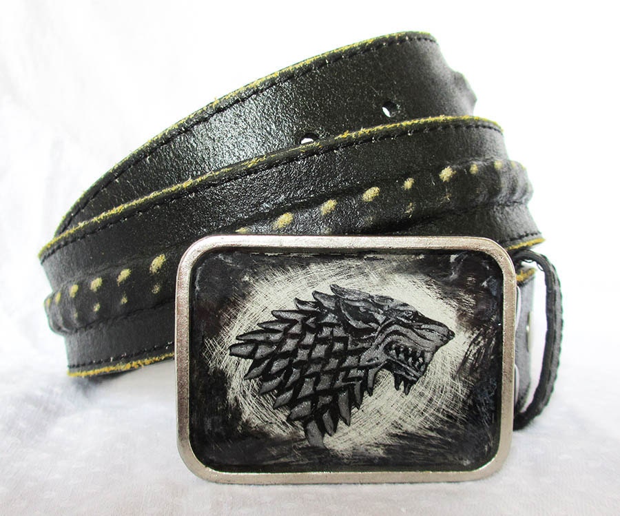 House Stark Sigil Direwolf Belt Buckle Game of Thrones