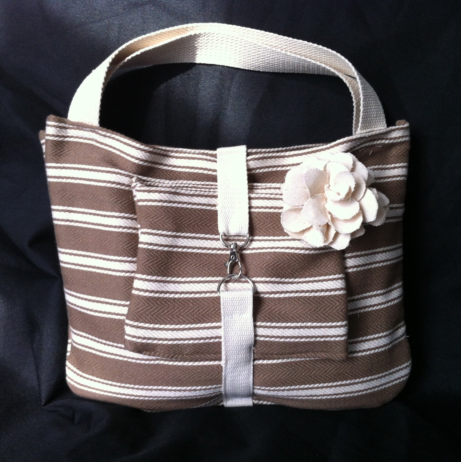 Coffee and Cream Handbag by Apricitie on Etsy