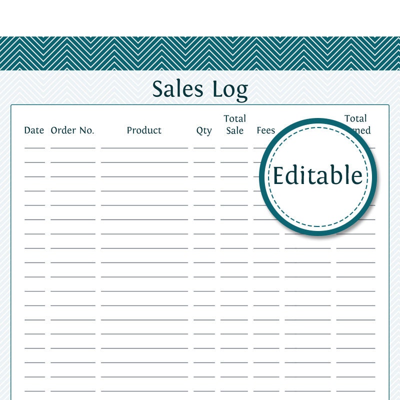 sales log