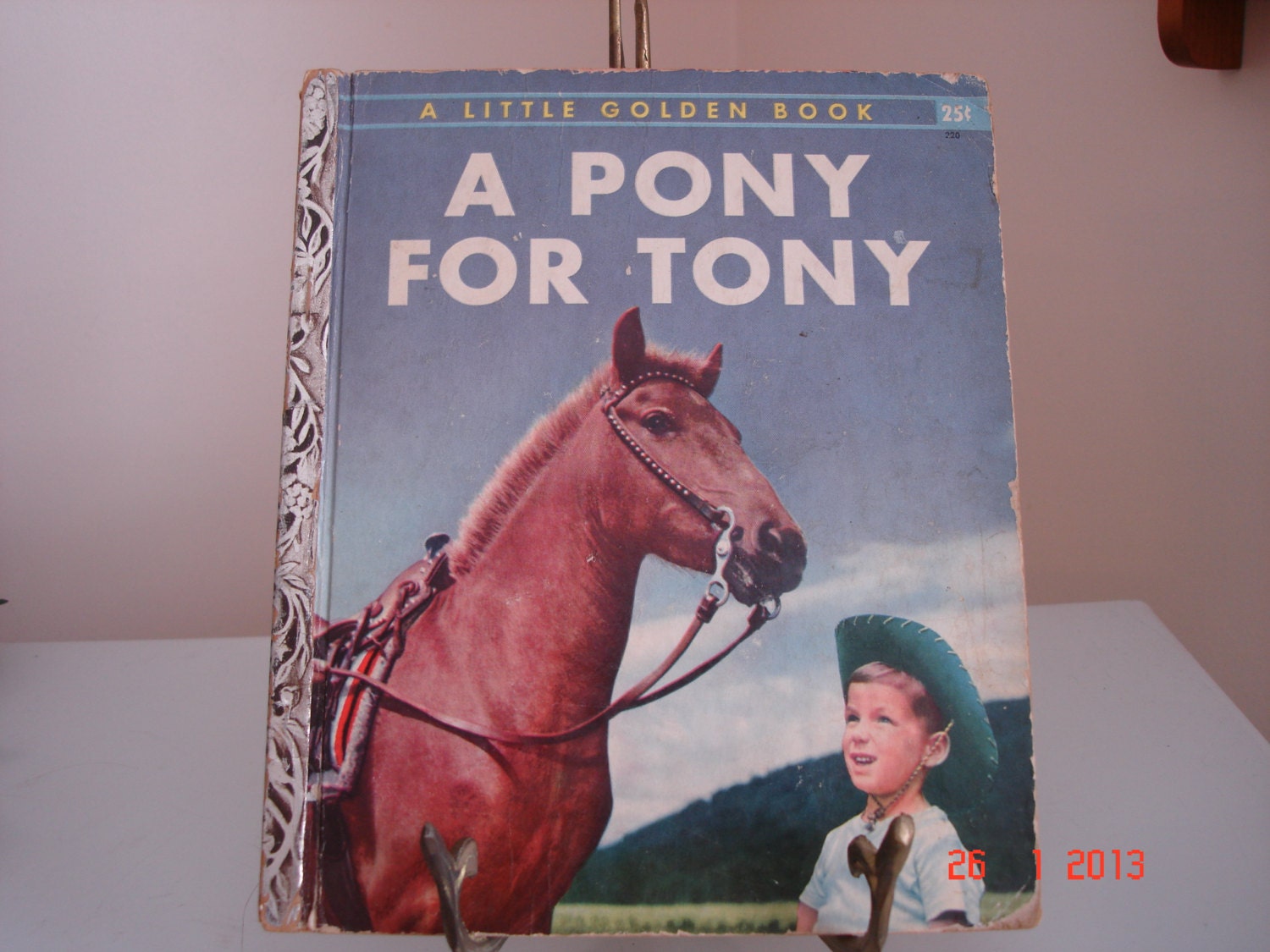 Vintage Little Golden Book A Pony For Tony By