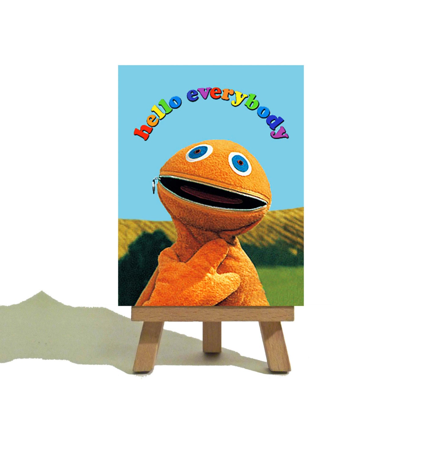 rainbow zippy soft toy