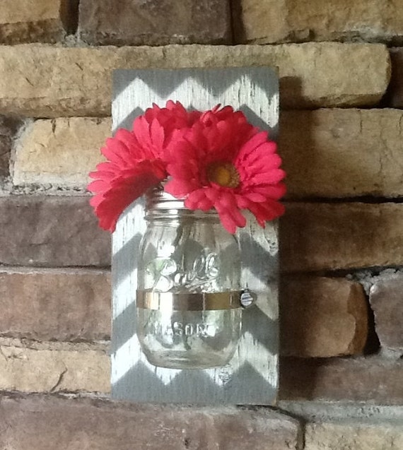 Items similar to Wood Wall Sconce, Mason Jar Wall Sconce, sconce, wall sconce on Etsy