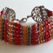 Sunset Shades Multistrand Beaded Bracelet