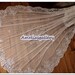 100% Hand embroidered lace bridal chapel veil, wedding veil