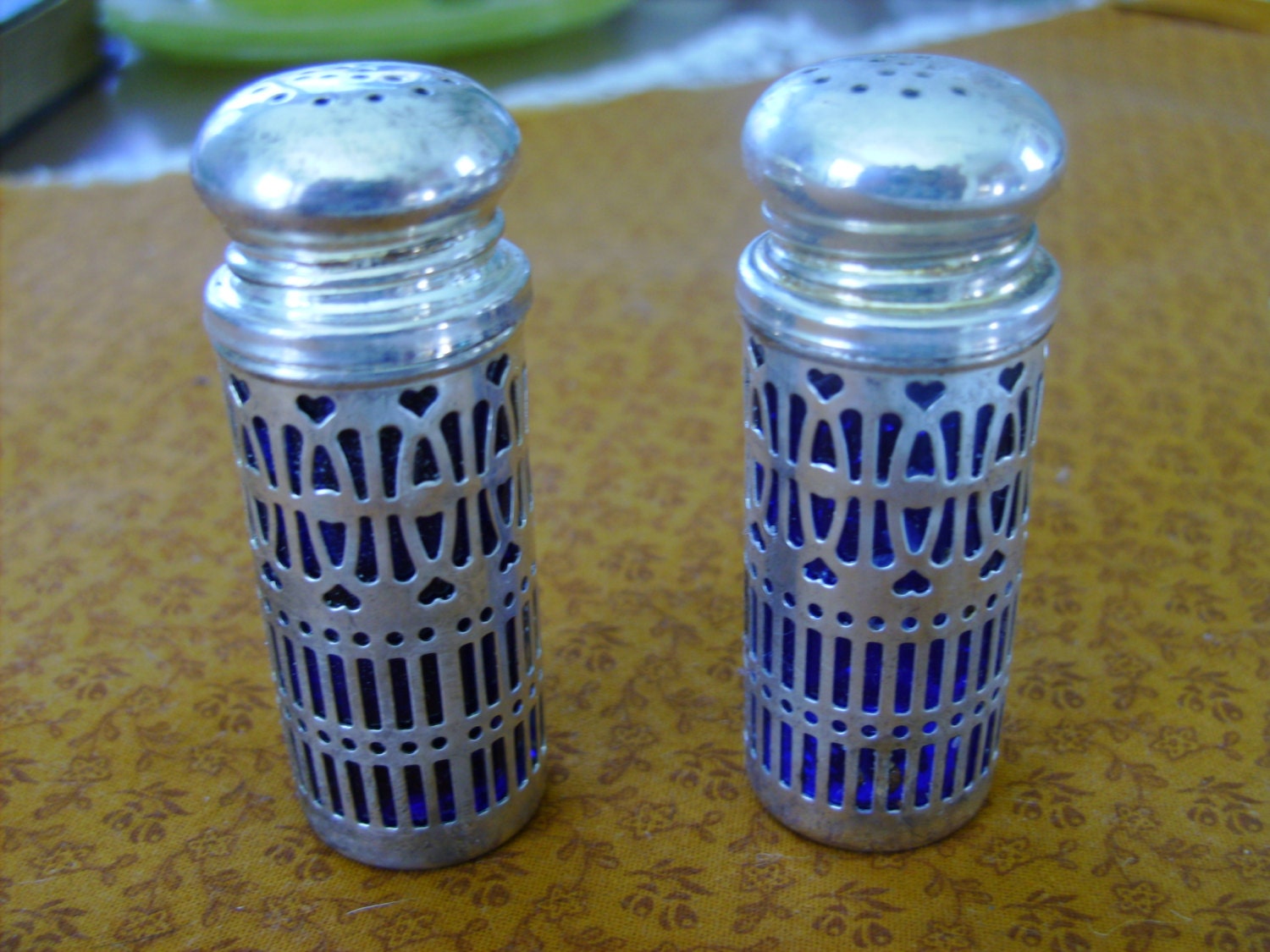 Cobalt Blue Salt and Pepper Shakers