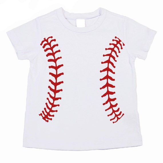 Baseball White Short Sleeve T-Shirt Great Birthday Present