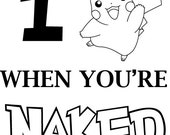 Free: I Pikachu when youre naked Cross-stitch 