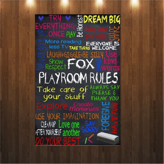 Family rules Canvas Word Art 20x30 Family Storyboard