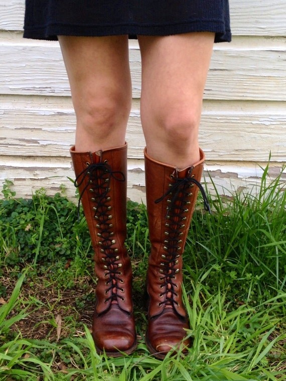 tall lace riding boots