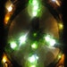 Peace Sign Sea Glass Mosaic art on Canvas with Battery Operated LED Lights built in.