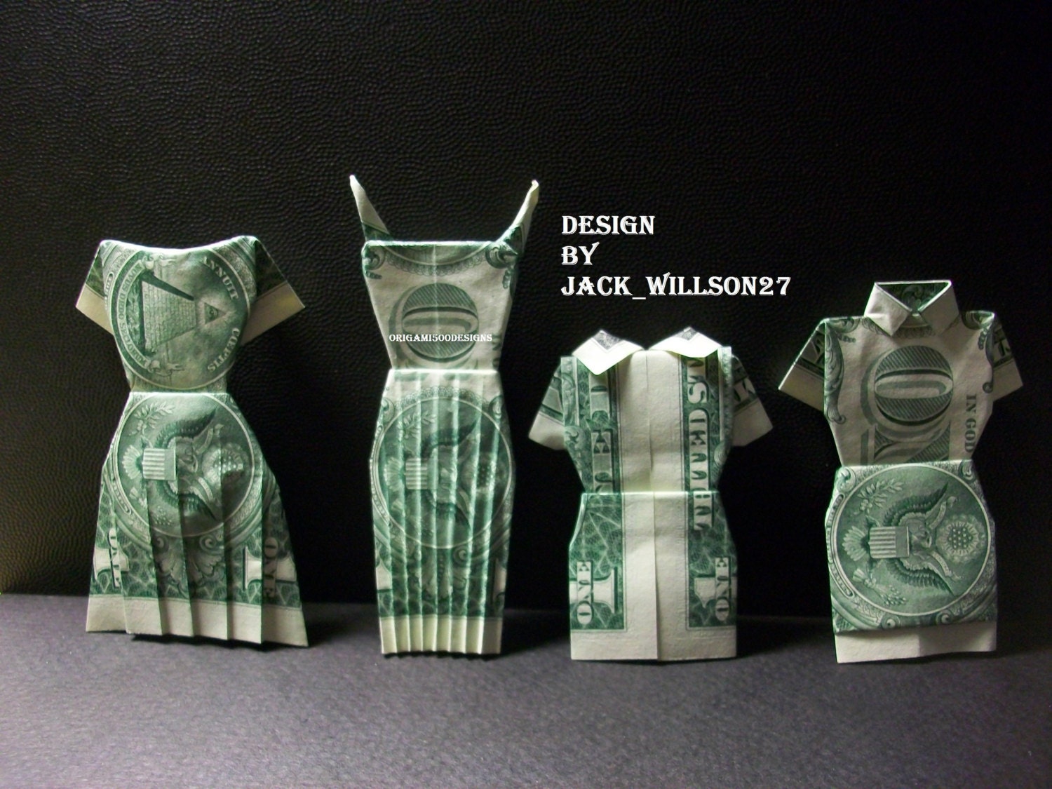 A Beautiful Handcrafted Money Origami 4 by origami500designs