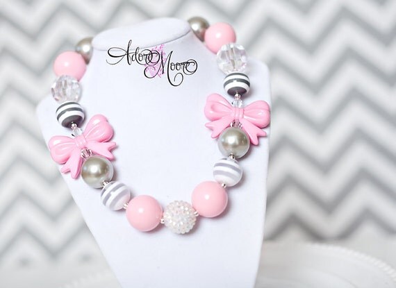 etsy bow necklace