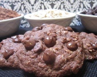 Lactation Cookie Mix Double Chocolate Oatmeal for nursing moms to increase breast milk supply