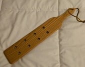 Red Oak Adult Spanking Paddle