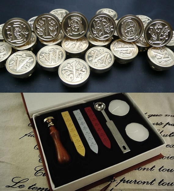 Sealing wax tools kit wax seal Stamp Wax Seals stamp A