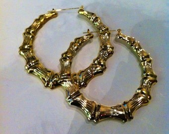 The Original Bamboo Earrings - Golden