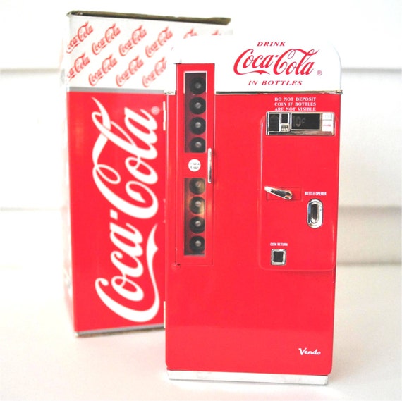 coca cola die cast metal bank