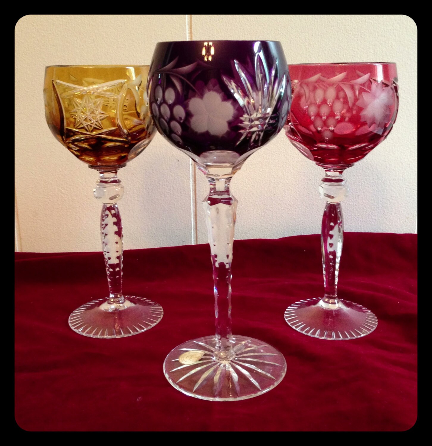 BLOWOUT SALE Vintage Hungarian Lead Crystal by TigerOakVintage