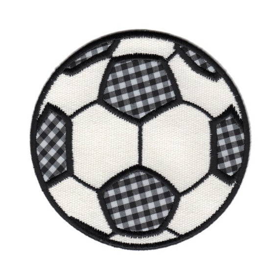 Soccer Ball IronOn Patch Appliqué Kids / Baby by PatchMommy