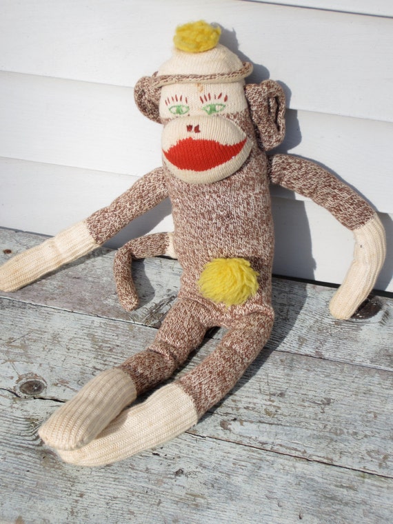 sock monkey doll