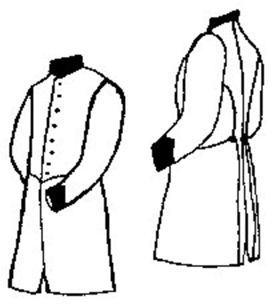 PI710 Civil War Era Military Frock Coat Sewing Pattern by