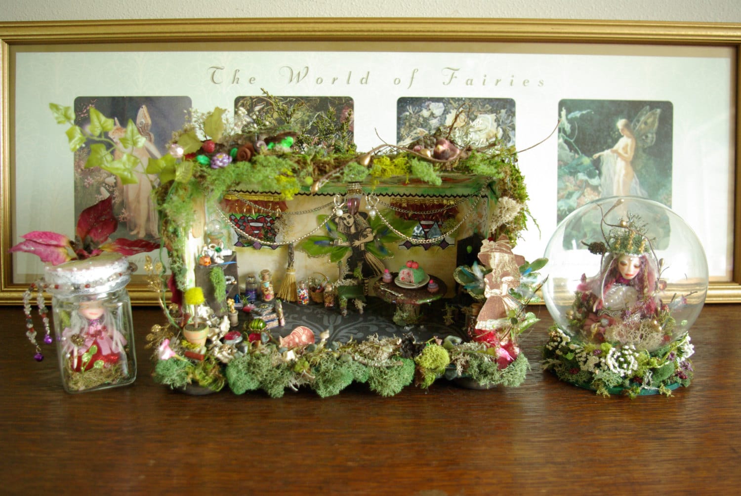 Fairy house OOAK Enchanted Kitchen by KammysCreations