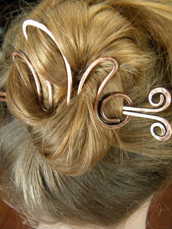 hair clip hair stick hair accessories hair pin by ElizabellaDesign