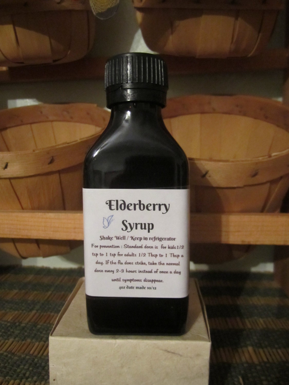 All Natural Homemade Elderberry Syrup Cold &Flu Immune