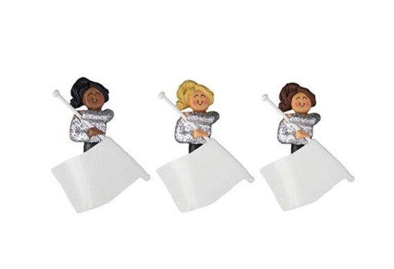 personalized christmas ornament color guard girl in personalized christmas ornament color guard girl in