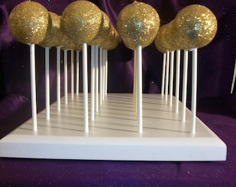 Handcrafted 24 Hole Cake Pop Stand Holder Pops