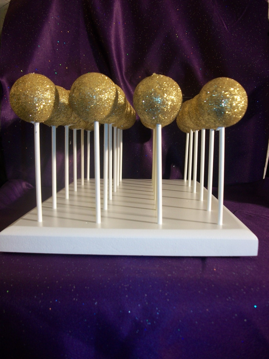 Handcrafted 24 Hole Cake Pop Stand Holder Pops