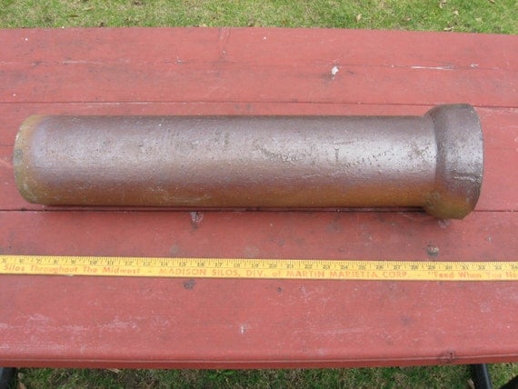Vintage Red Clay Sewer Tile Pipe