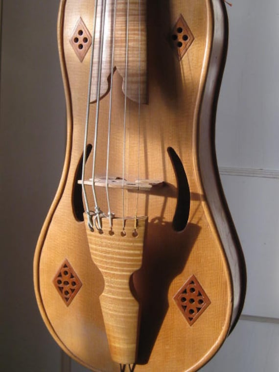 Medieval Fiddle or Vielle by MonteViola on Etsy