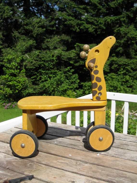 wooden tricycle