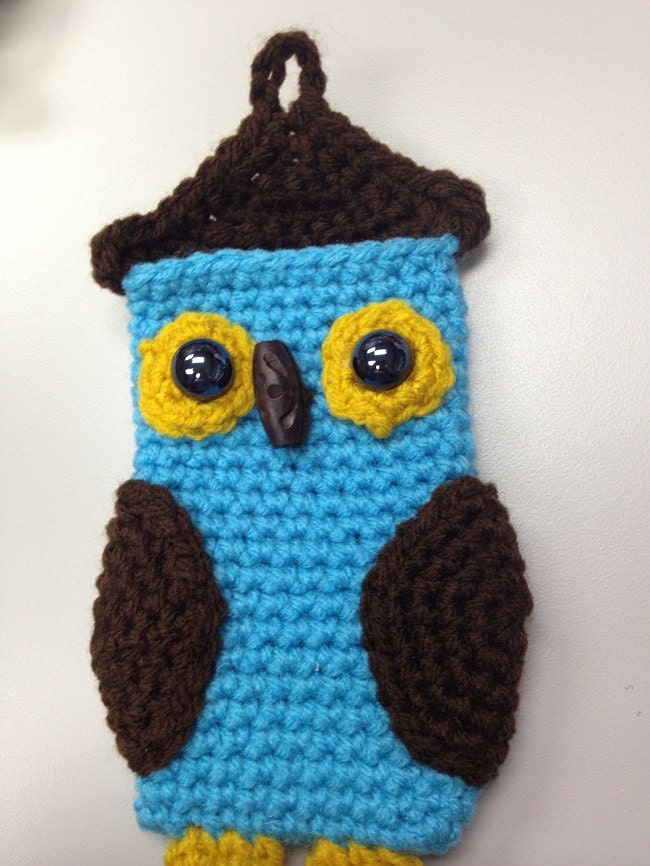 Crochet Owl Cell Phone Case