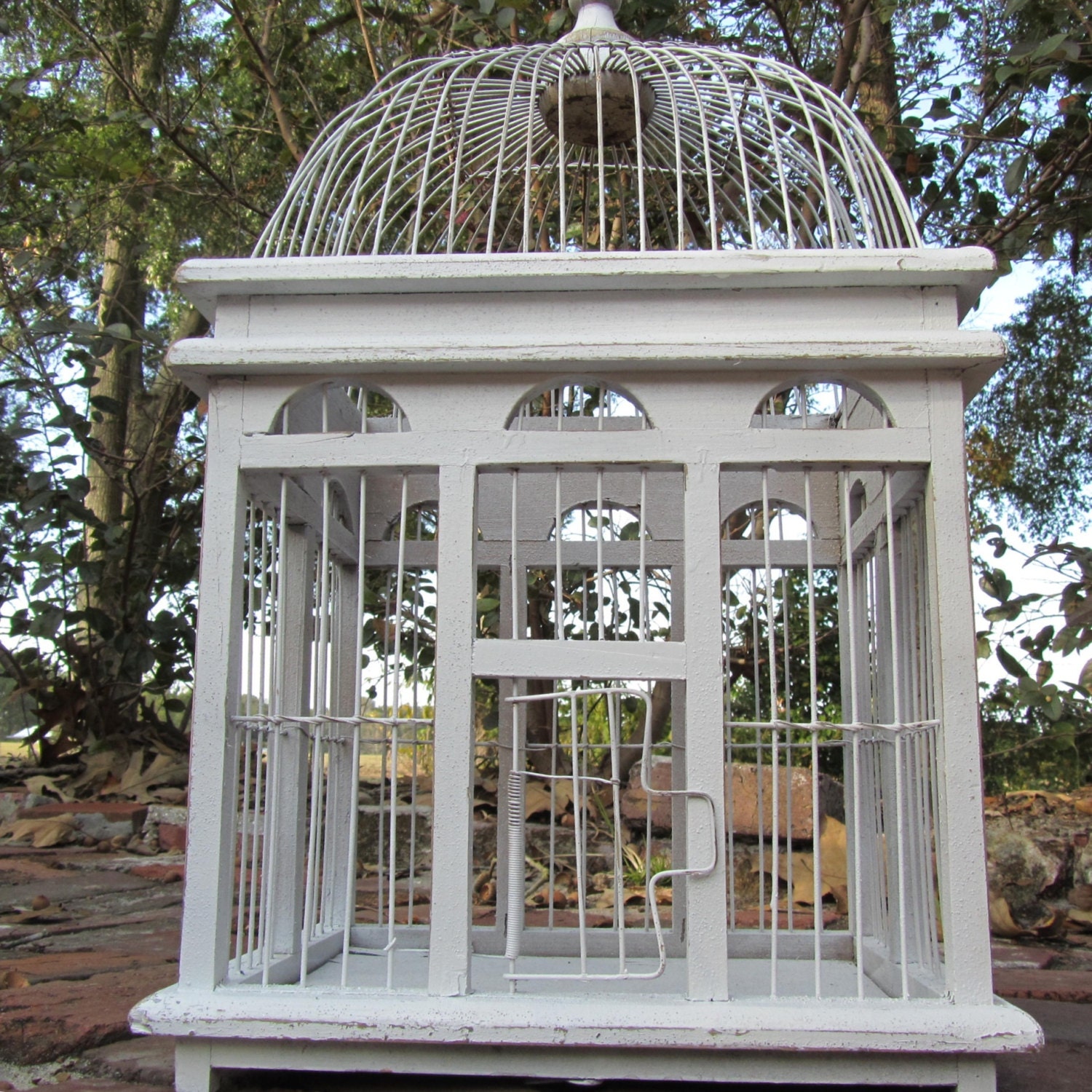 large birdcage shabby chic bird cage by karenschicnshabby on etsy large birdcage shabby chic bird cage by karenschicnshabby on etsy