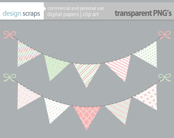 bunting banner clip art free - photo #31