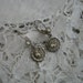 1920's earrings with diamante stone