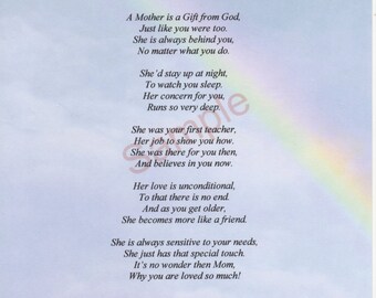 Five Stanza What Is A Grandmother Poem shown on