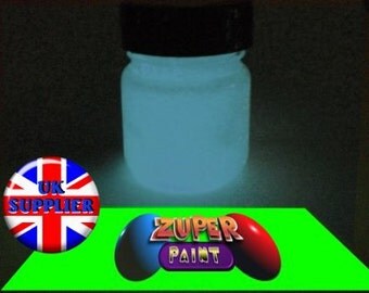 PREMIUM Zuperpaint White Glow In The Dark Paint 30ml