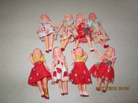 1950's celluloid dolls