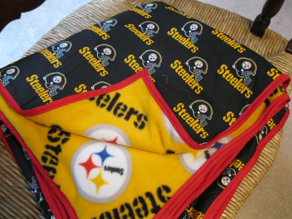 Handmade Pittsburgh Steelers Blanket