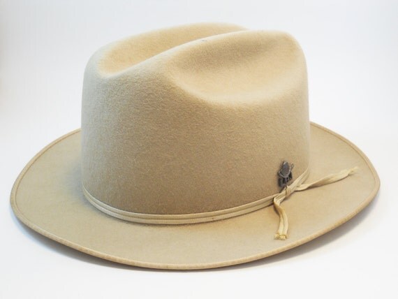 c1960s The LBJ Western-Style Fedora The Chief by ThirdFloorRetro