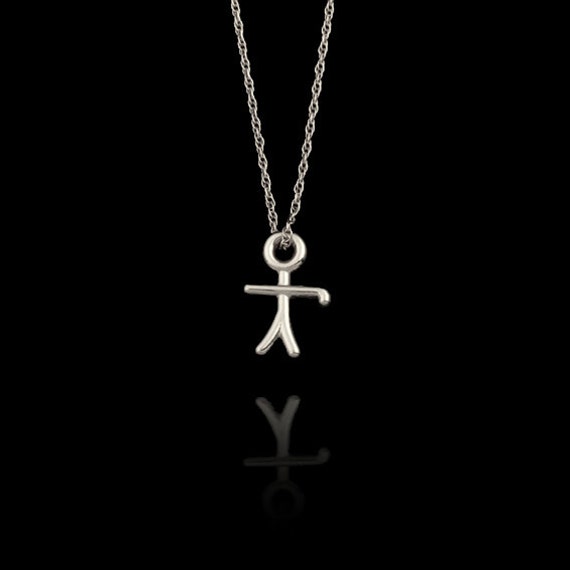 Boy charm necklace Child charm necklace Little boy Necklace
