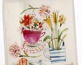 My big bag of style. Design name - tea party with flowers.