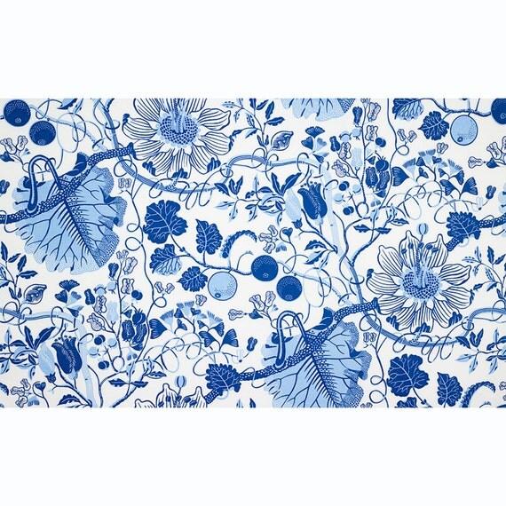 Josef Frank Designer Linen Fabric La Plata 0.5m