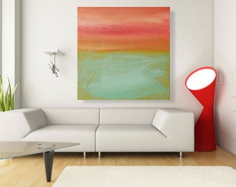 Acrylic Painting Large Painting abstract art Landscape Painting -30x30- By Ava Avadon